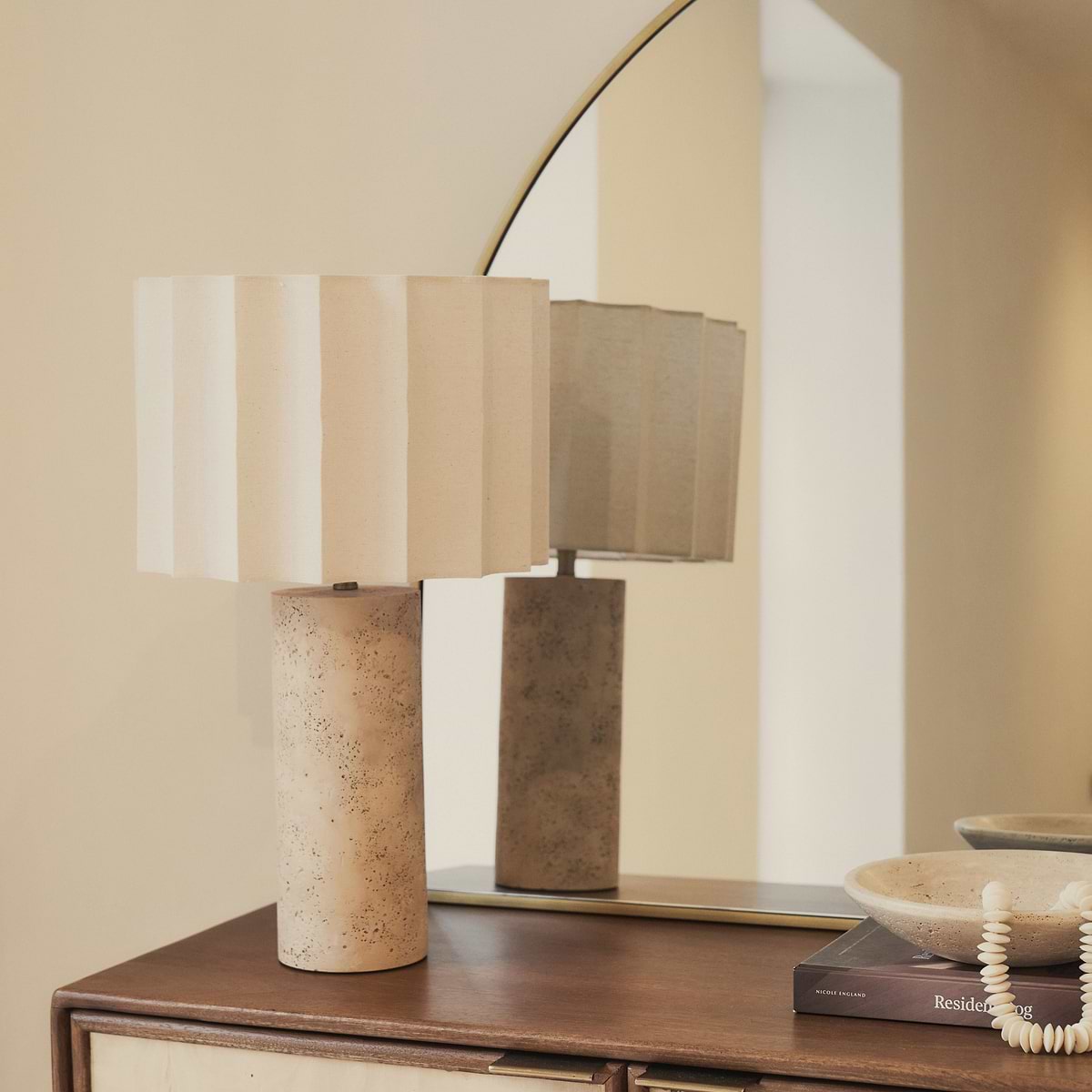 Liberty - Gold Wide Arched Metal Overmantle Mirror 120cm x 90cm