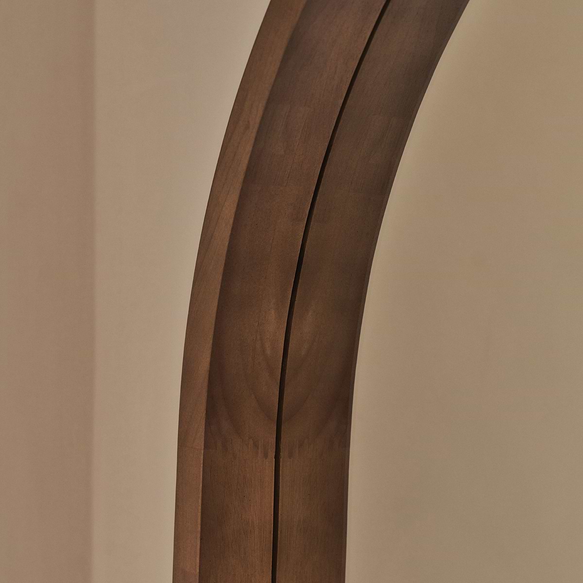 Lilia - Full Length Warm Wood Arched Wooden Mirror 170cm x 80cm