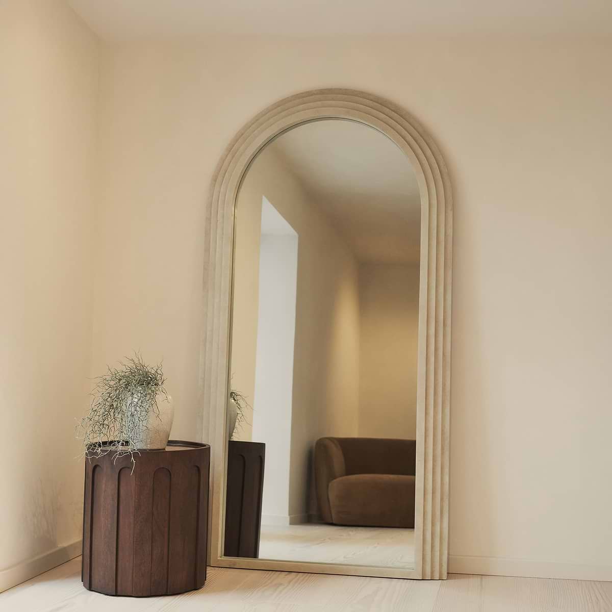 Luciana - Full Length Arched Concrete Mirror 196cm x 104cm
