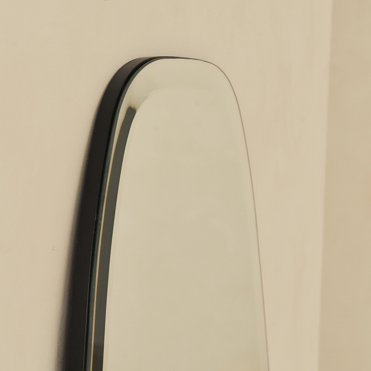 Vienna - Large Frameless Oval Bevelled Mirror 140cm x 52cm