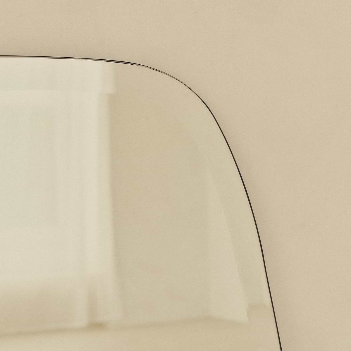 Vienna - Large Frameless Oval Bevelled Mirror 140cm x 52cm