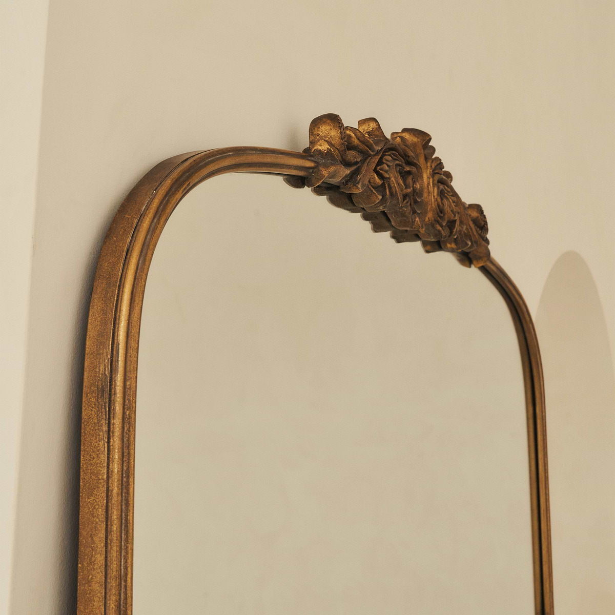 Amelia - Full Length Gold Arched Metal Mirror 200cm x 120cm
