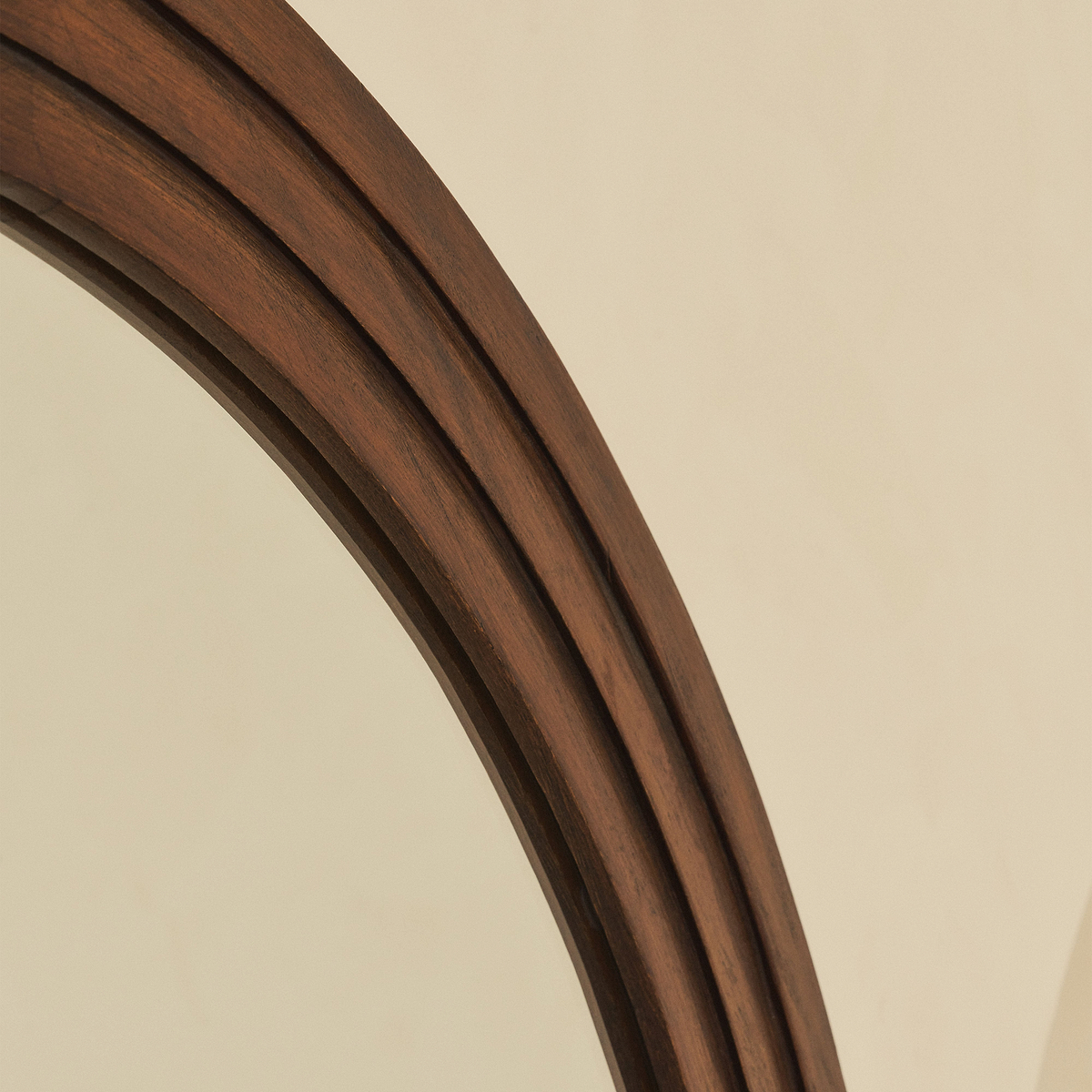Luciano - Extra Large Full Length Arched Dark Wood Mirror 200cm x 100cm