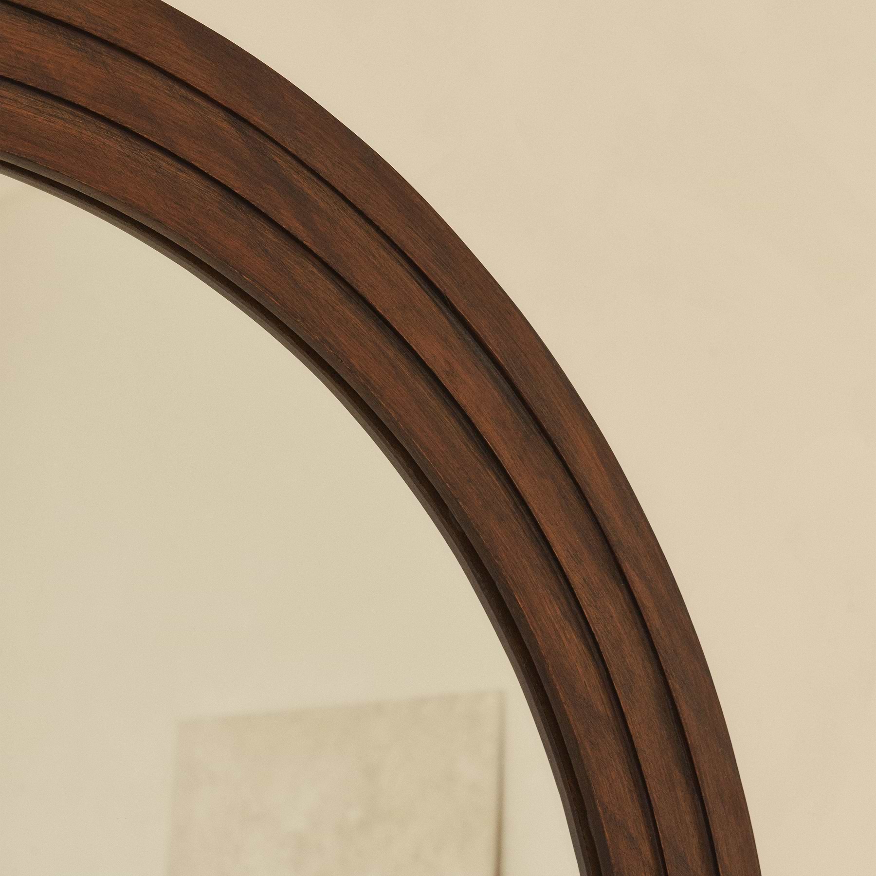 Luciano - Extra Large Full Length Arched Dark Wood Mirror 200cm x 100cm