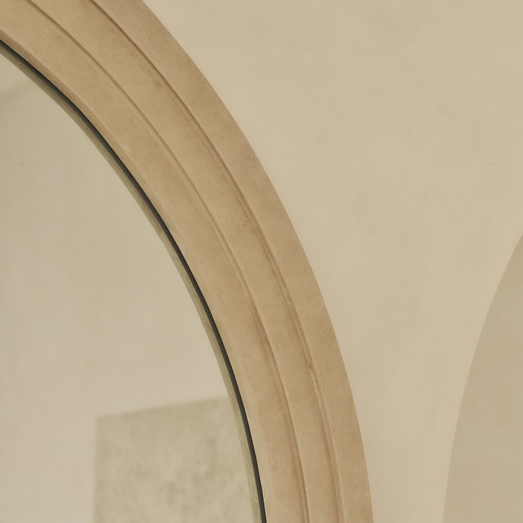Luciano - Extra Large Full Length Arched Concrete Mirror 200cm x 100cm