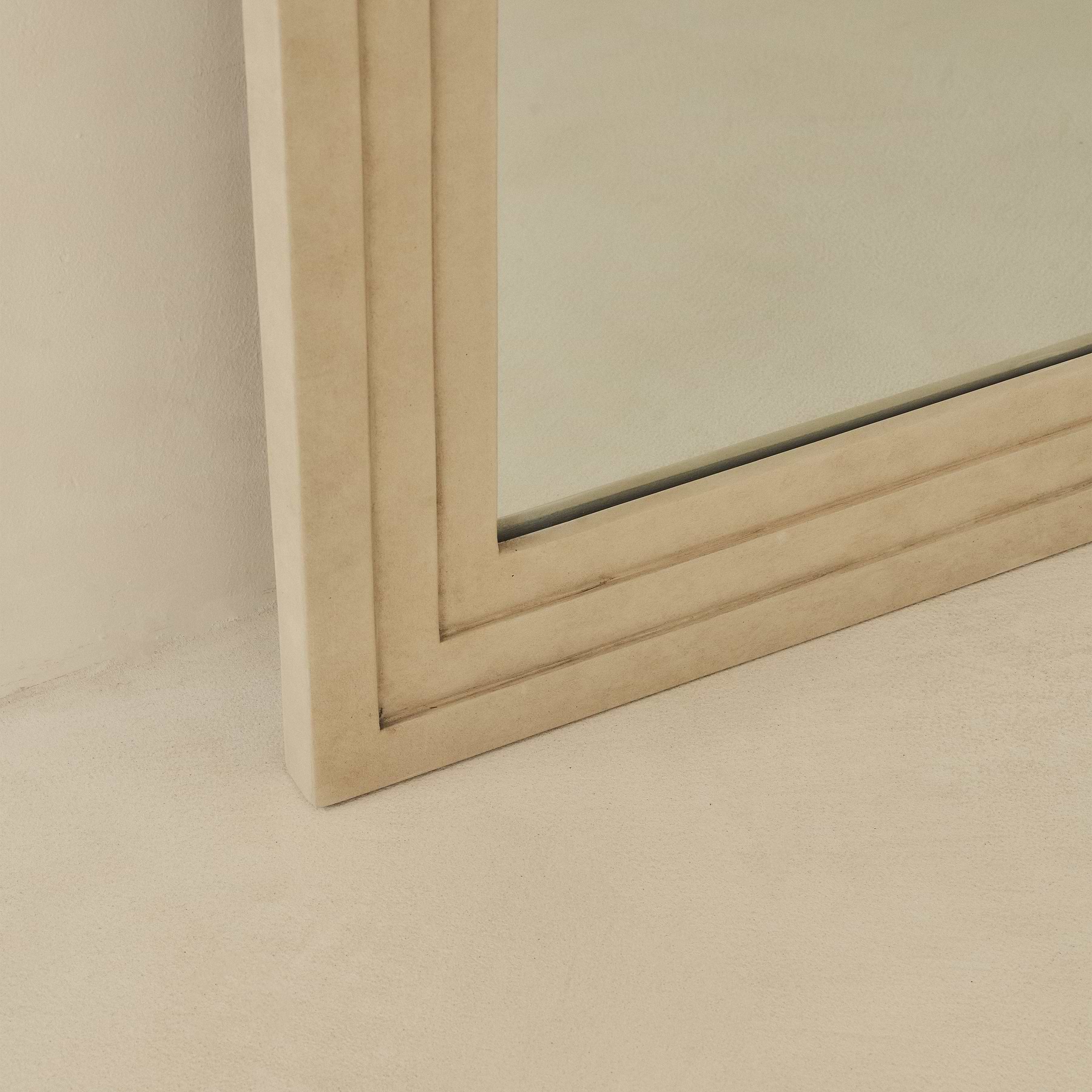 Luciano - Extra Large Full Length Arched Concrete Mirror 200cm x 100cm