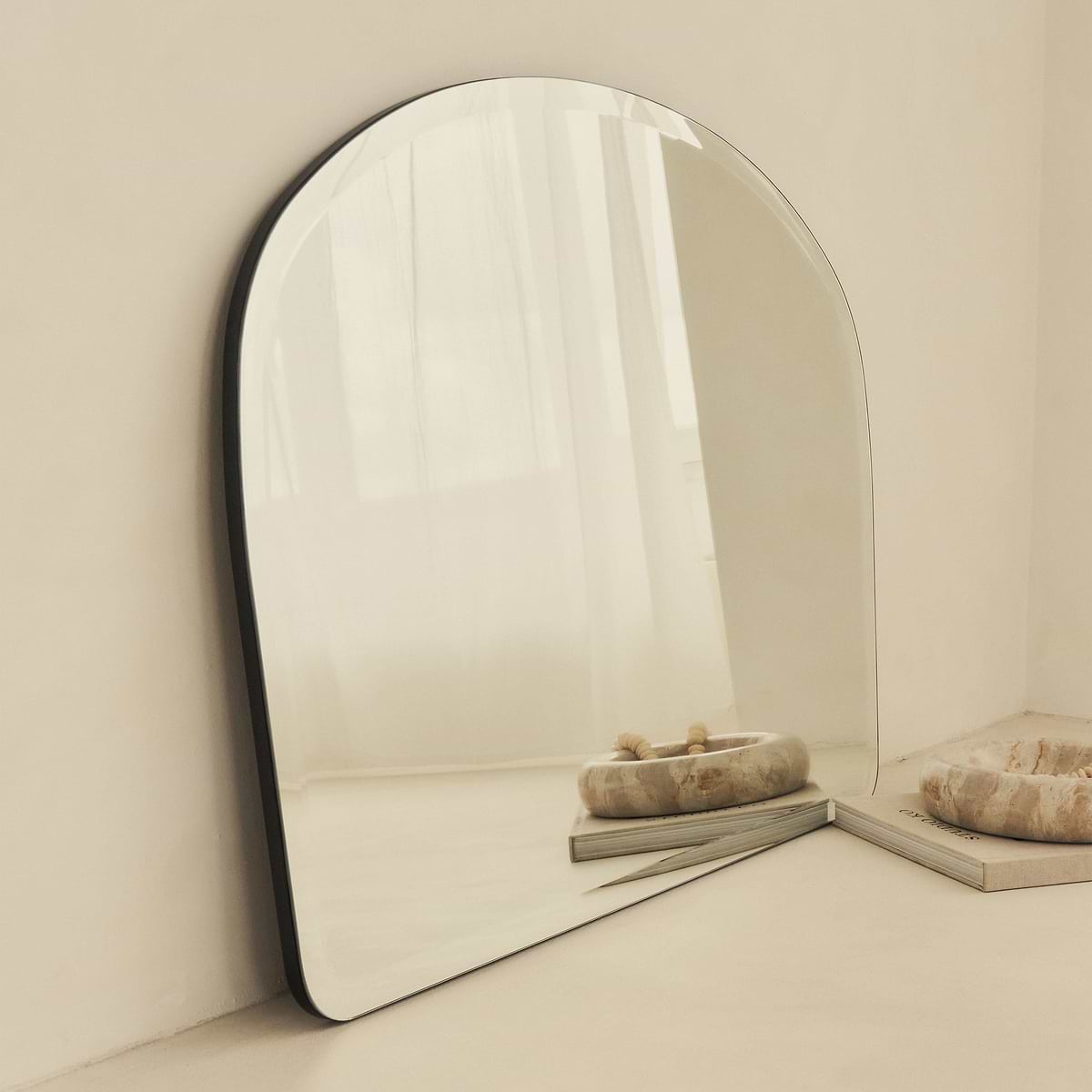 Vienna - Large Frameless Overmantle Bevelled Mirror 95cm x 70cm