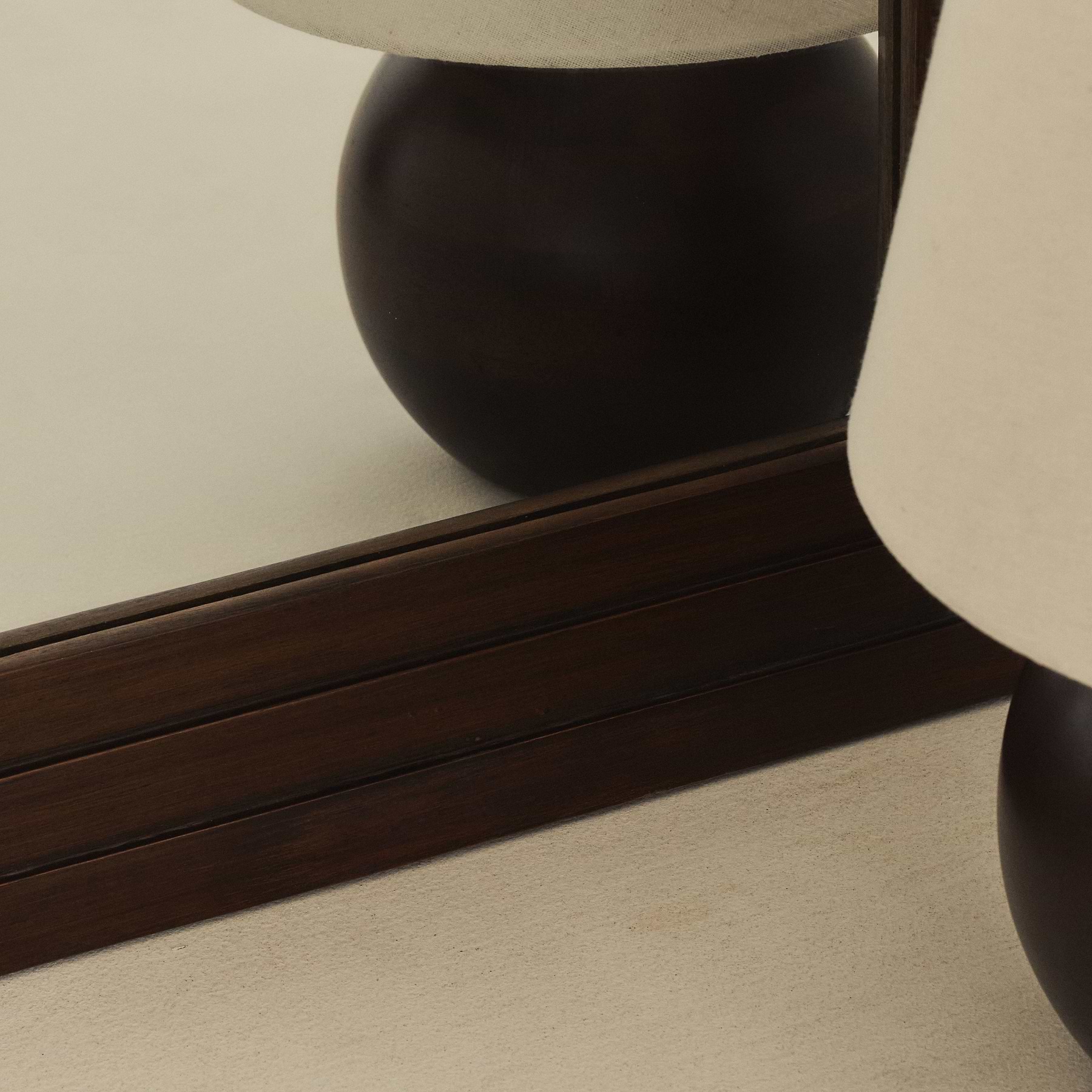 Luciano - Dark Wood Arched Overmantle Mirror 120cm x 100cm
