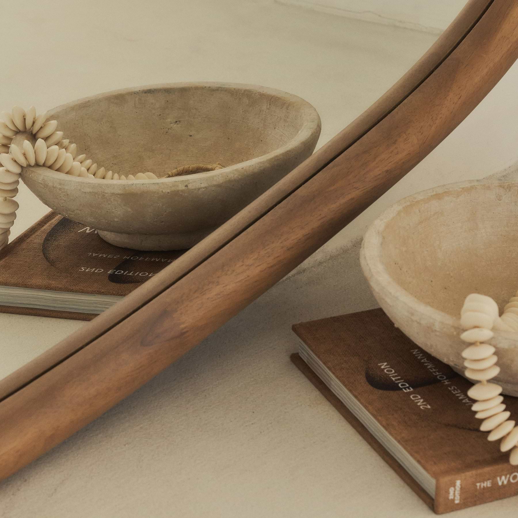 Aaliyah - Warm Wood Irregular Wall Mirror 150cm x 75cm
