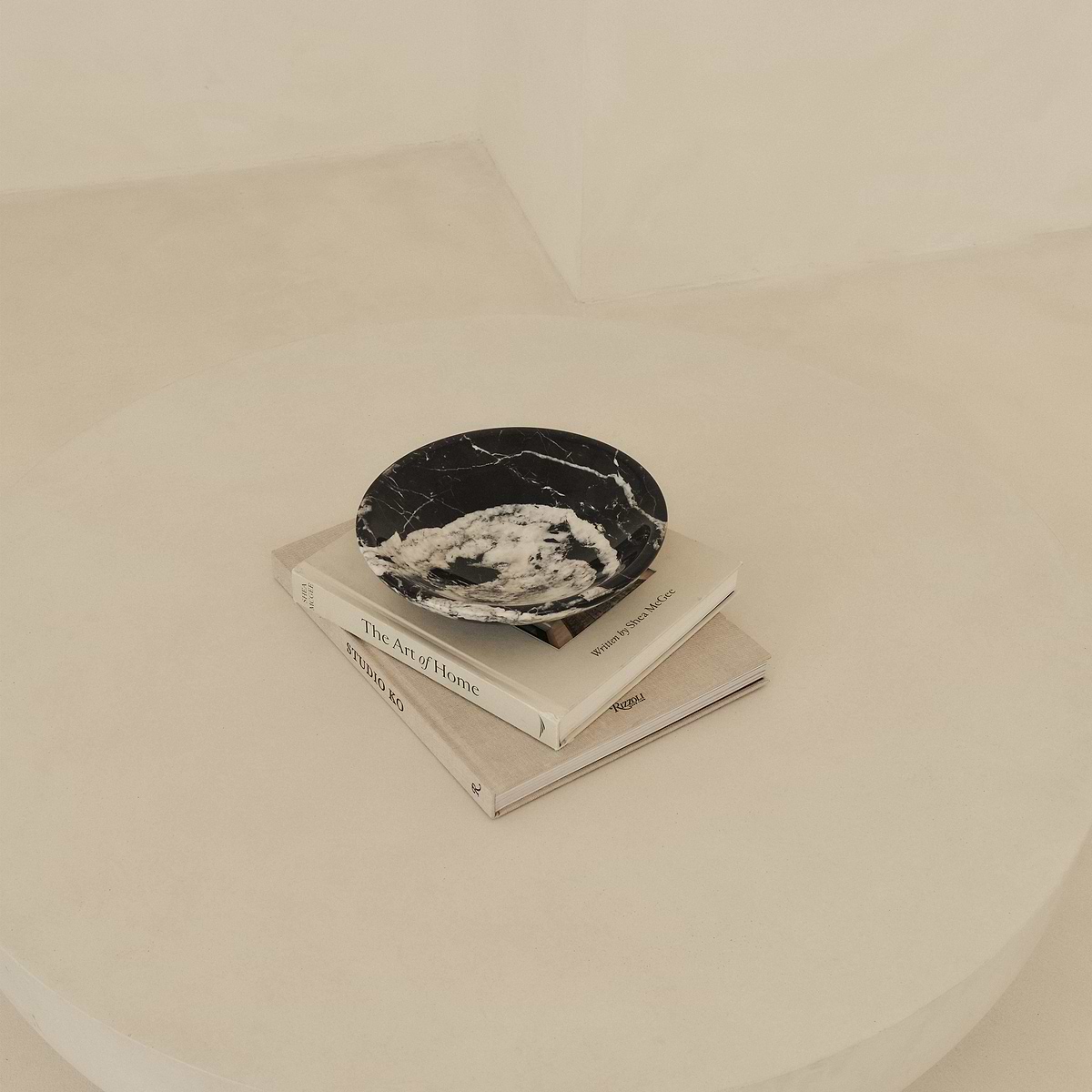 Marbelle - Large Black Marble Decorative Bowl