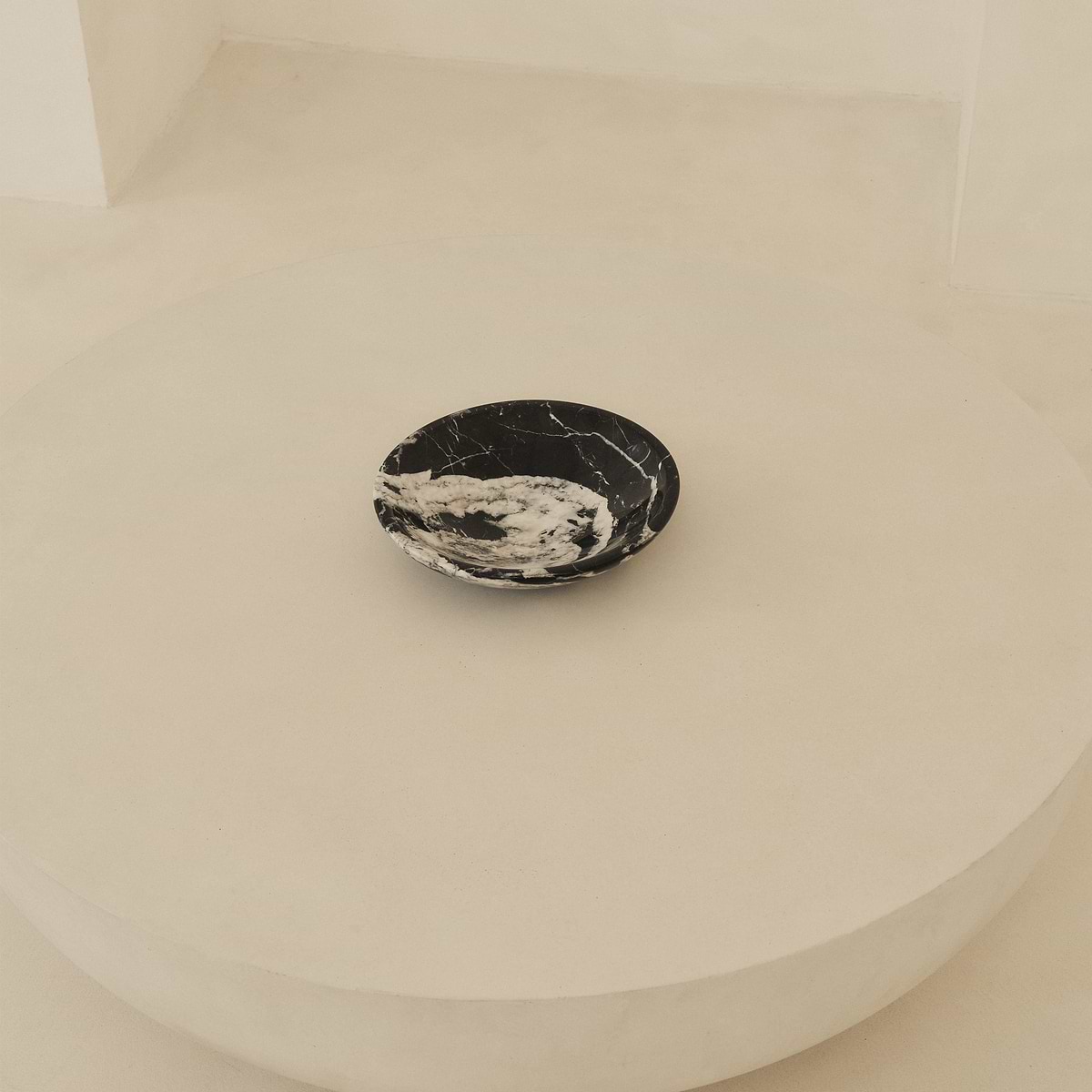 Marbelle - Large Black Marble Decorative Bowl