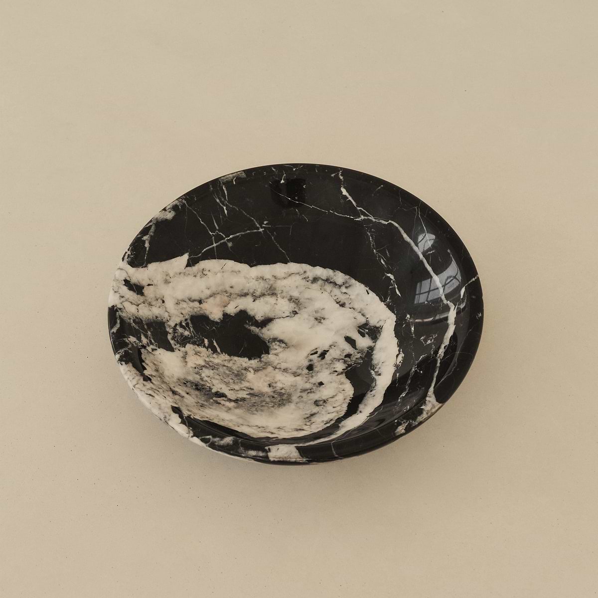 Marbelle - Large Black Marble Decorative Bowl