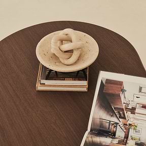 Marbelle - Large Cream Travertine Decorative Bowl