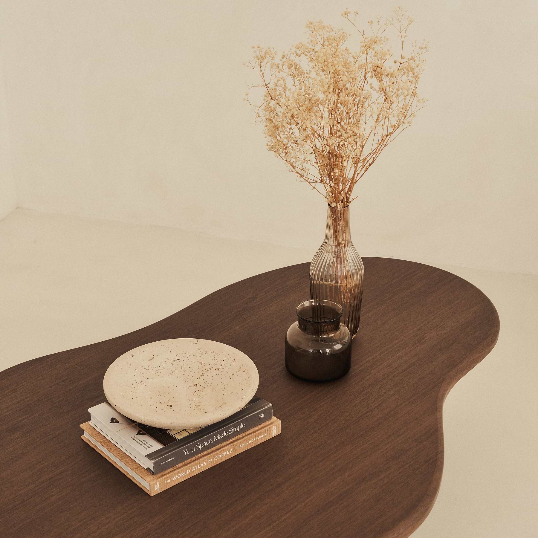 Marbelle - Large Cream Travertine Decorative Bowl