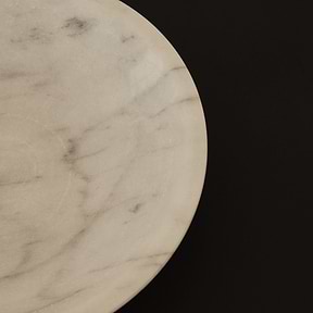 Marbelle - Large White Marble Decorative Bowl