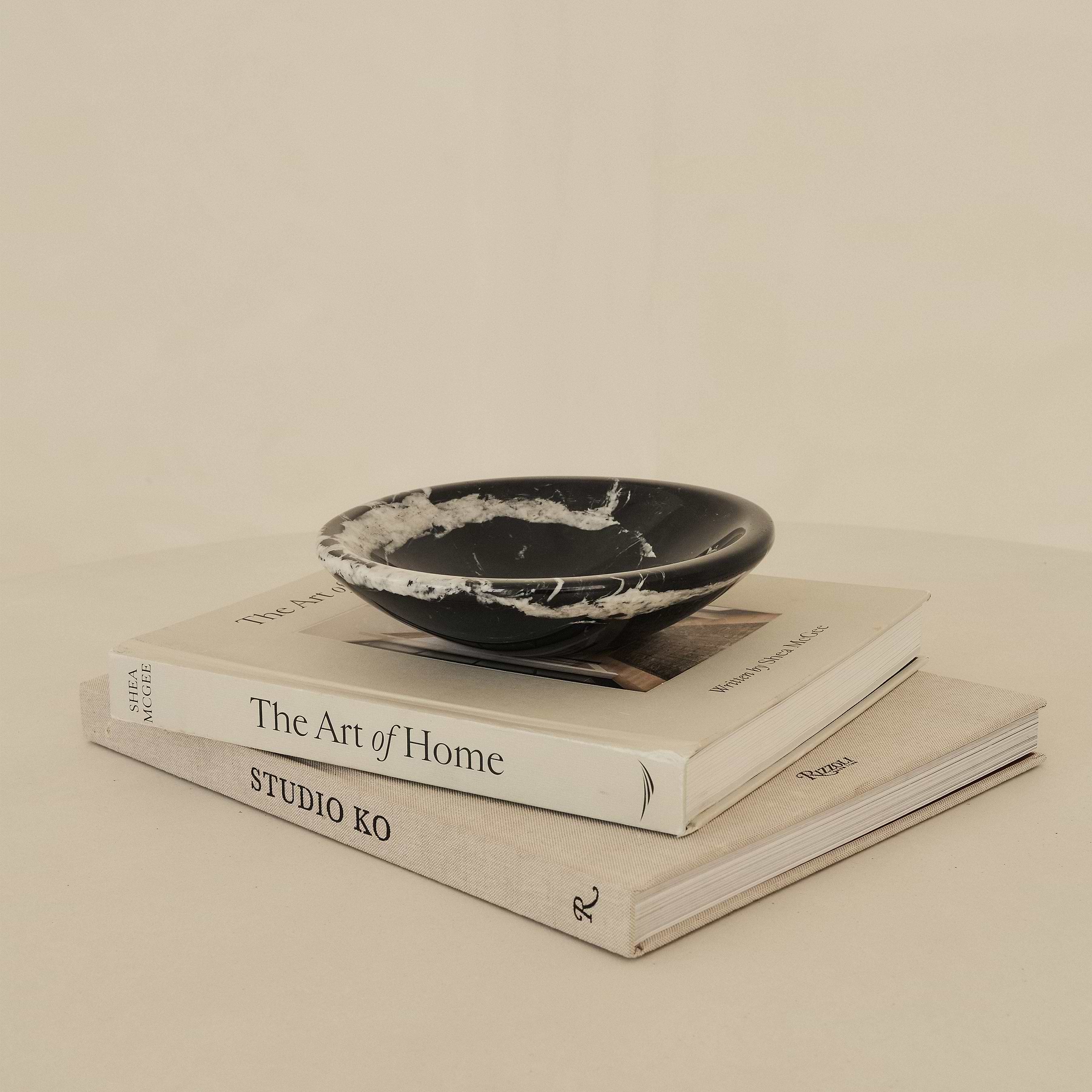 Marbelle - Black Marble Decorative Bowl