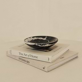 Marbelle - Black Marble Decorative Bowl