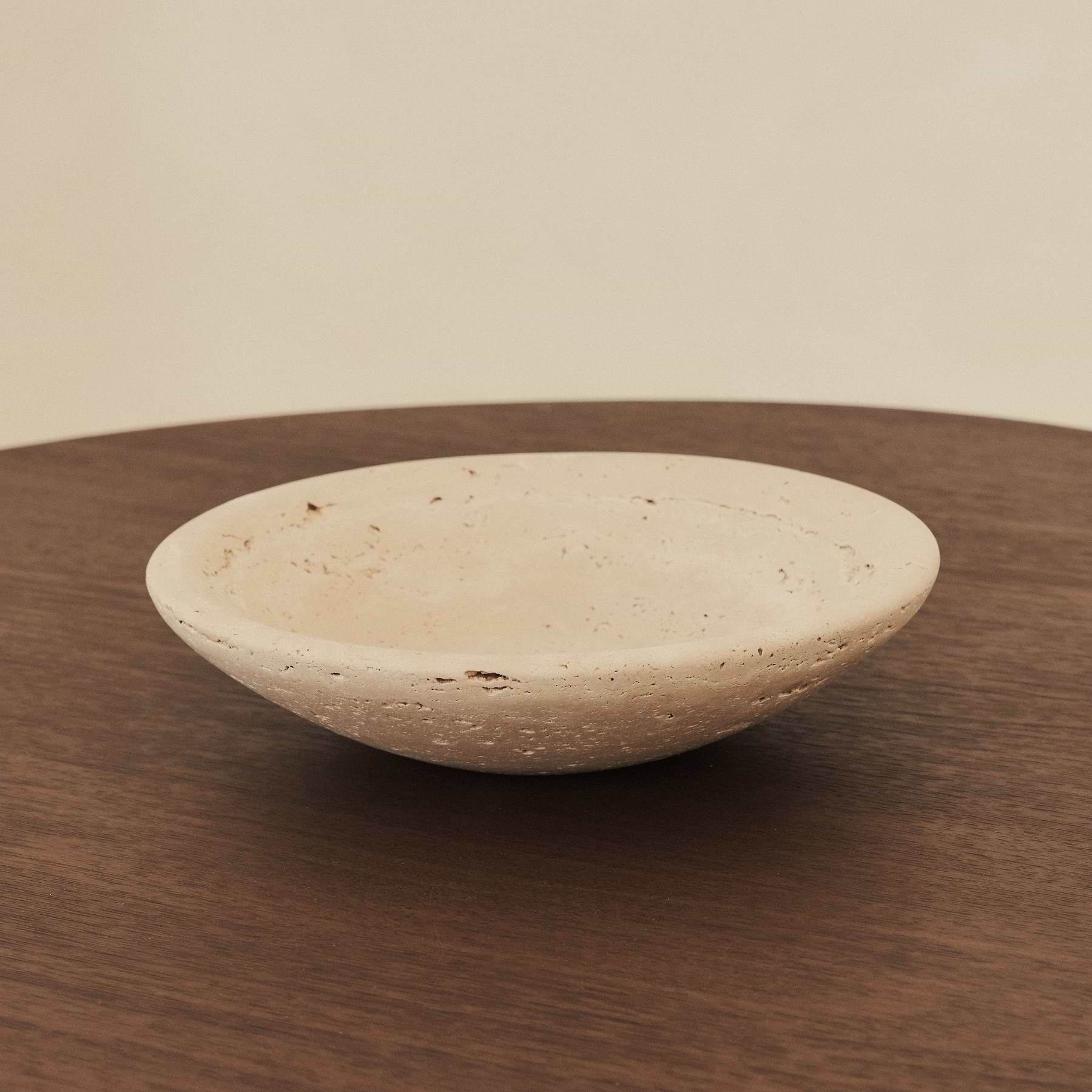 Marbelle - Cream Travertine Decorative Bowl