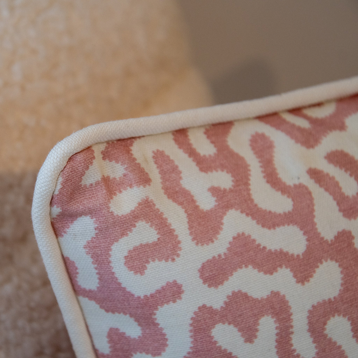 Pakko - Rose Printed Fabric Cushion