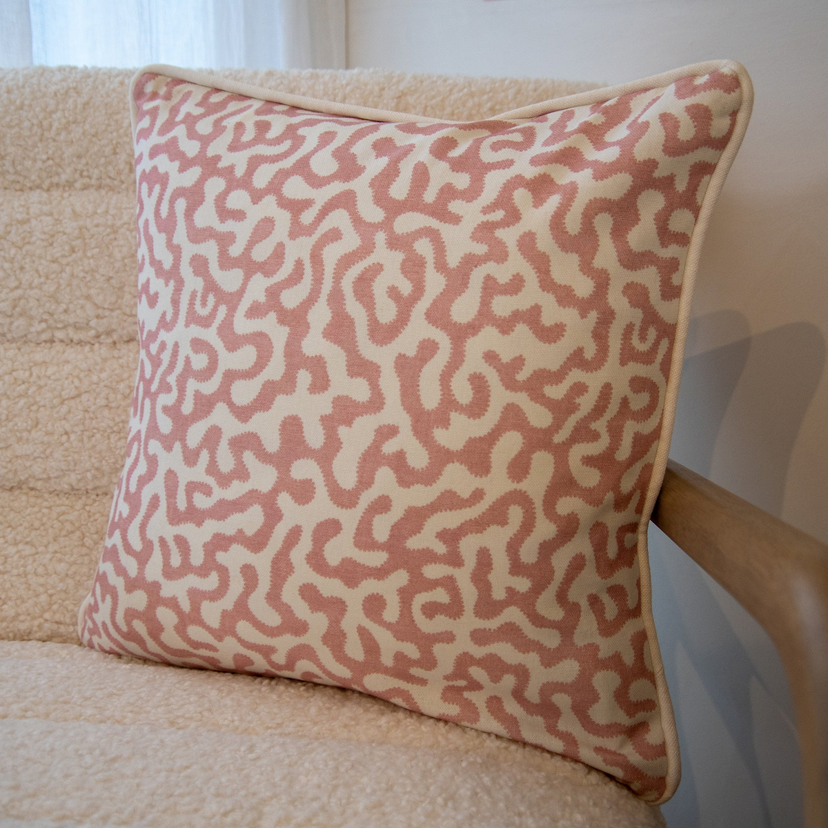 Pakko - Rose Printed Fabric Cushion