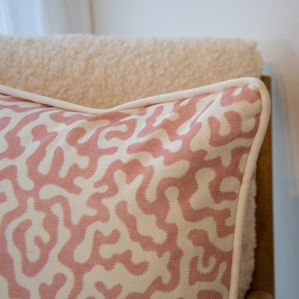 Pakko - Rose Printed Fabric Cushion