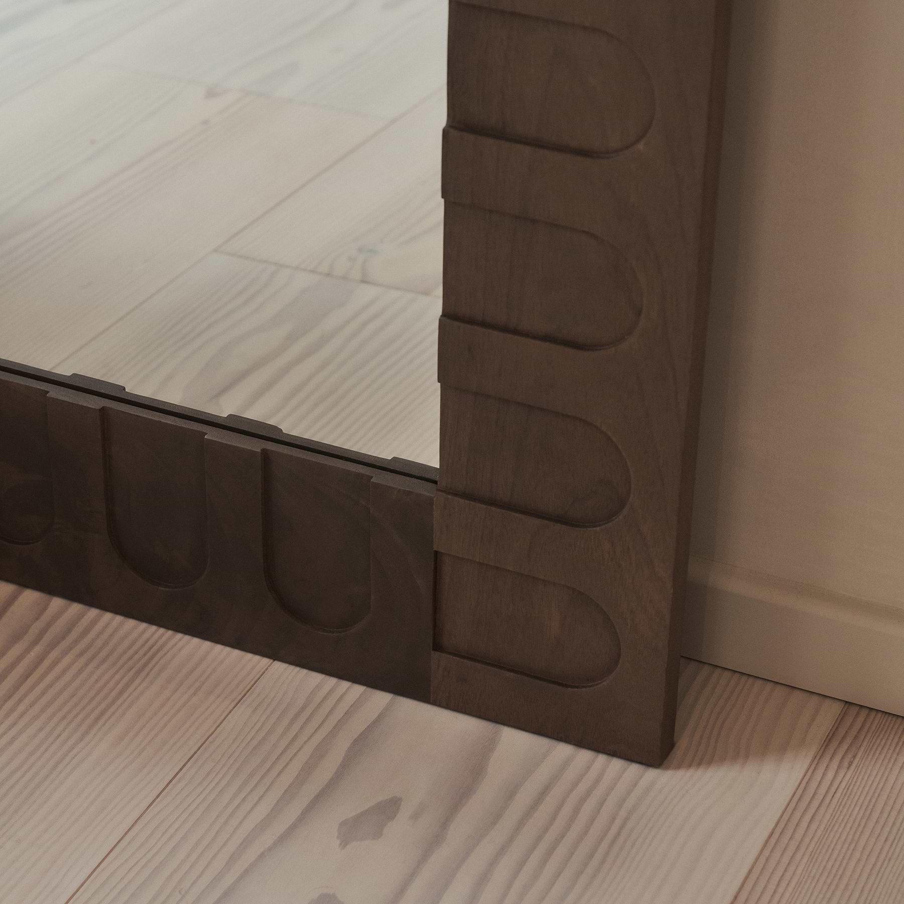 Valor - Warm Wood Extra Large Premium Mirror 200cm x 120cm