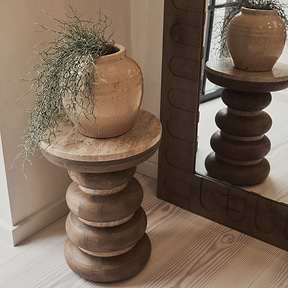 Valor - Warm Wood Extra Large Premium Mirror 200cm x 120cm