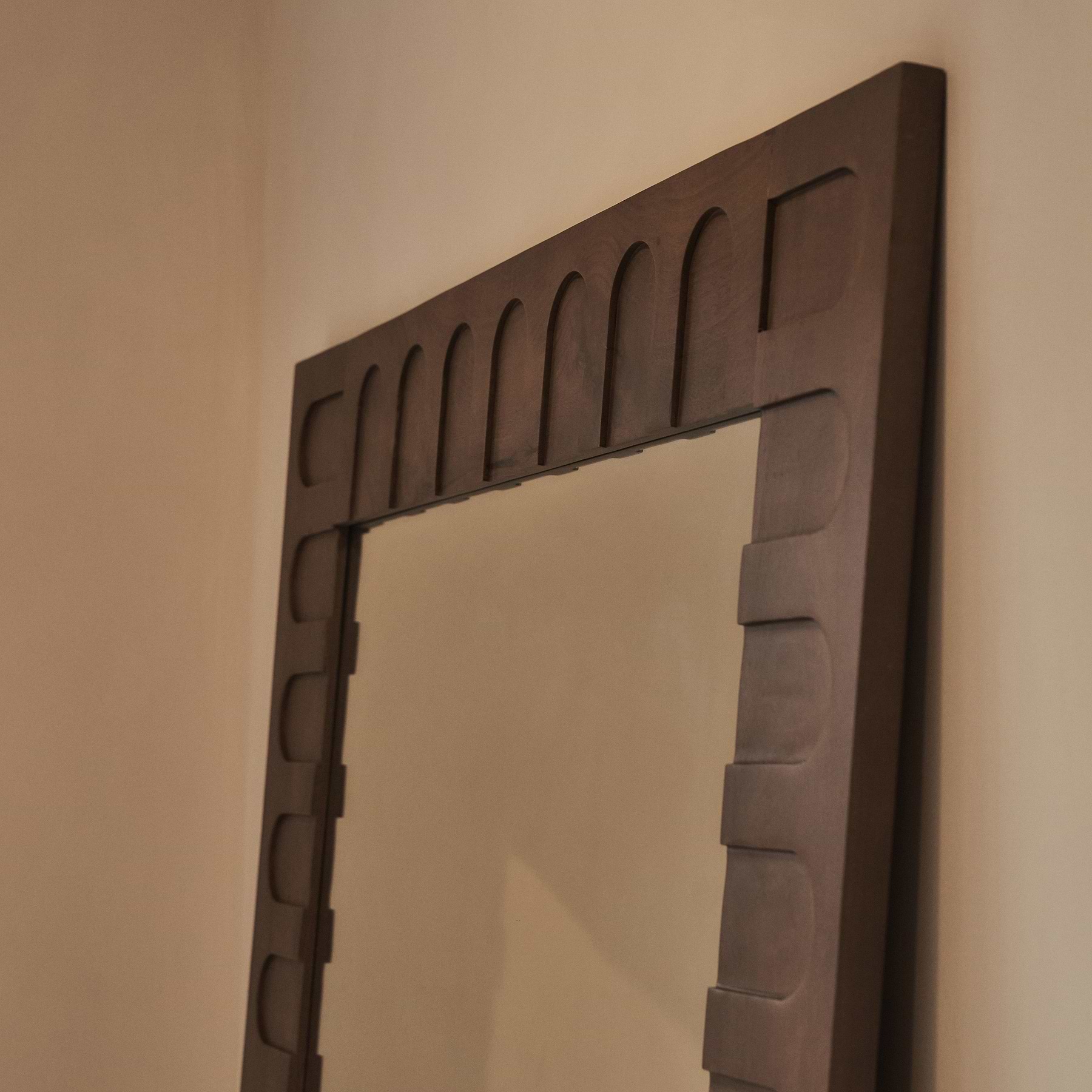 Valor - Warm Wood Extra Large Premium Mirror 200cm x 120cm