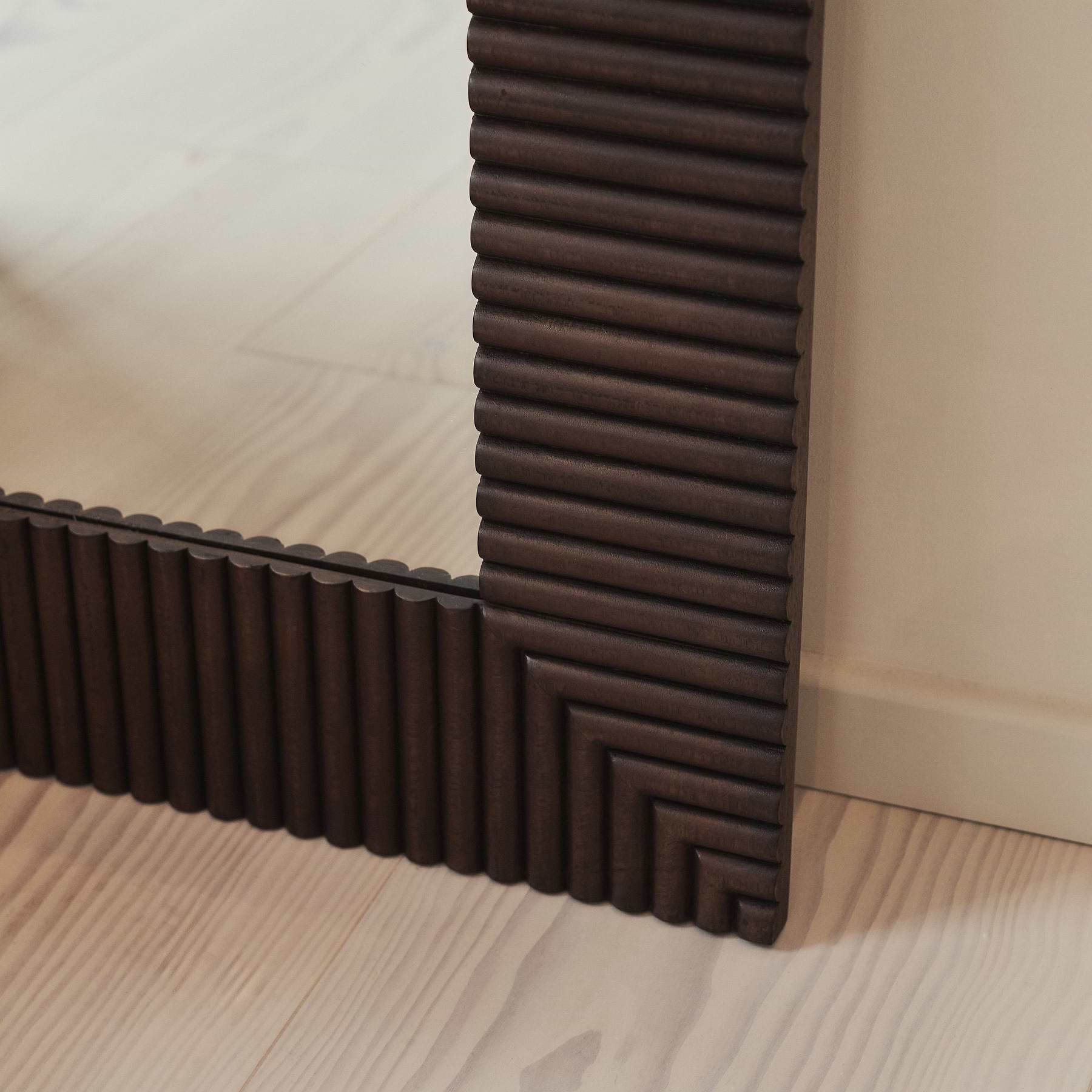 Sloane - Dark Wood Extra Large Premium Mirror 190cm x 100cm