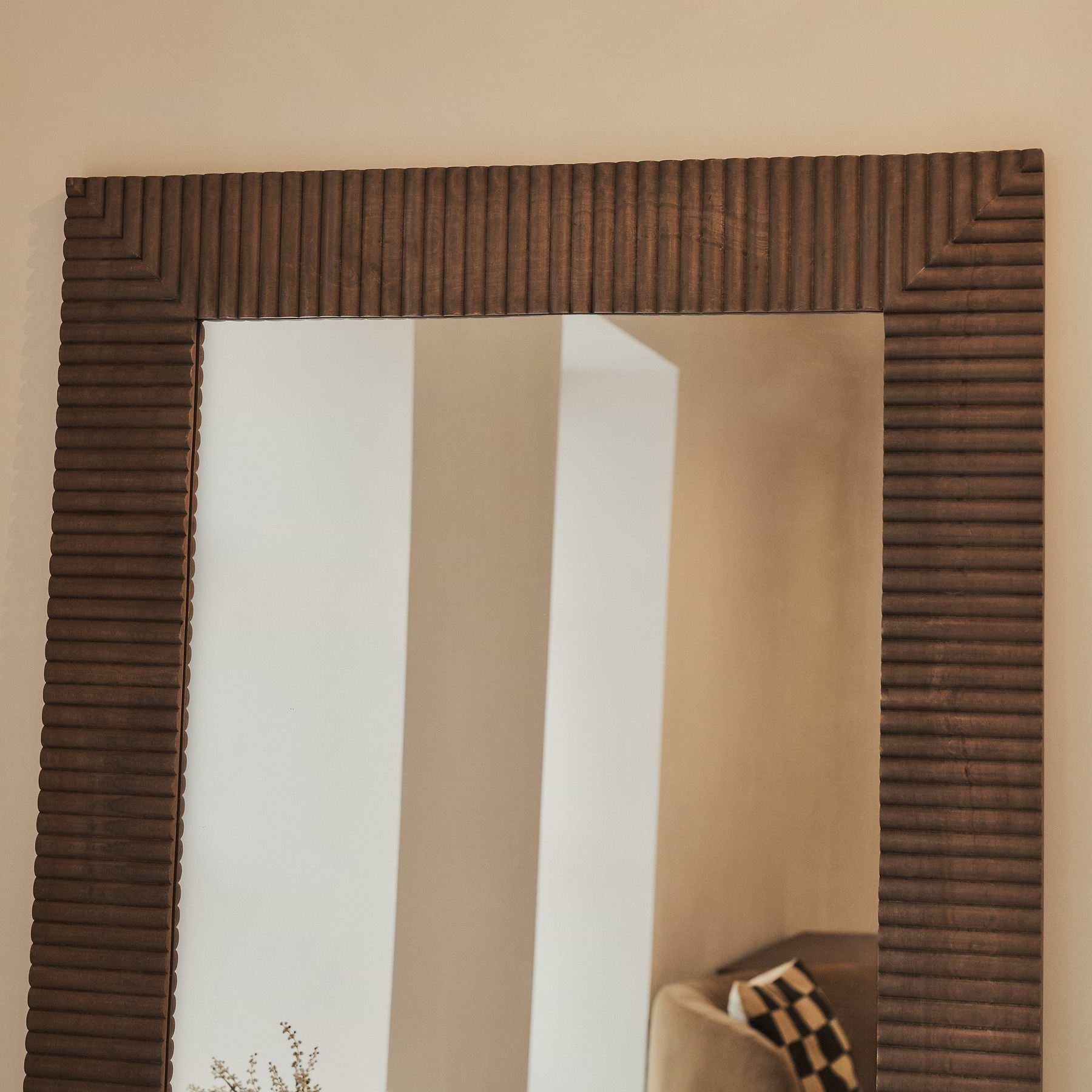 Sloane - Warm Wood Extra Large Premium Mirror 190cm x 100cm