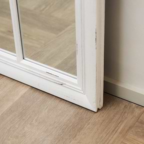 Sasha - White Shabby Chic Full Length Window Mirror 180cm x 100cm