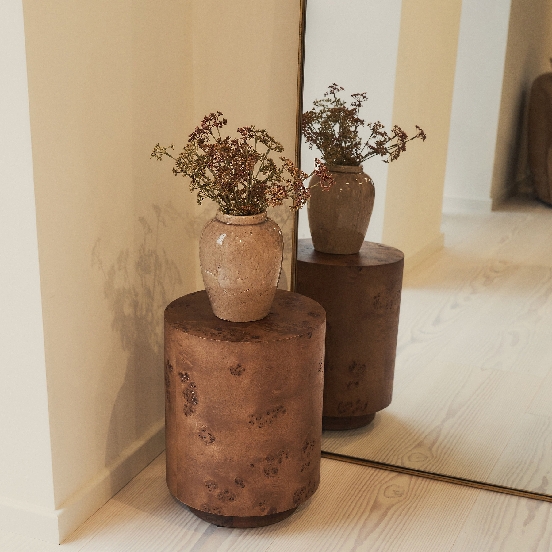 Theo - Full Length Gold Rectangular Extra Large Metal Mirror 190cm x 120cm