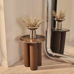 Obsidian - Full Length Arched Brushed Chrome Extra Large Mirror 200cm x 120cm