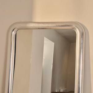 Obsidian - Full Length Rectangular Brushed Chrome Extra Large Mirror 200cm x 120cm
