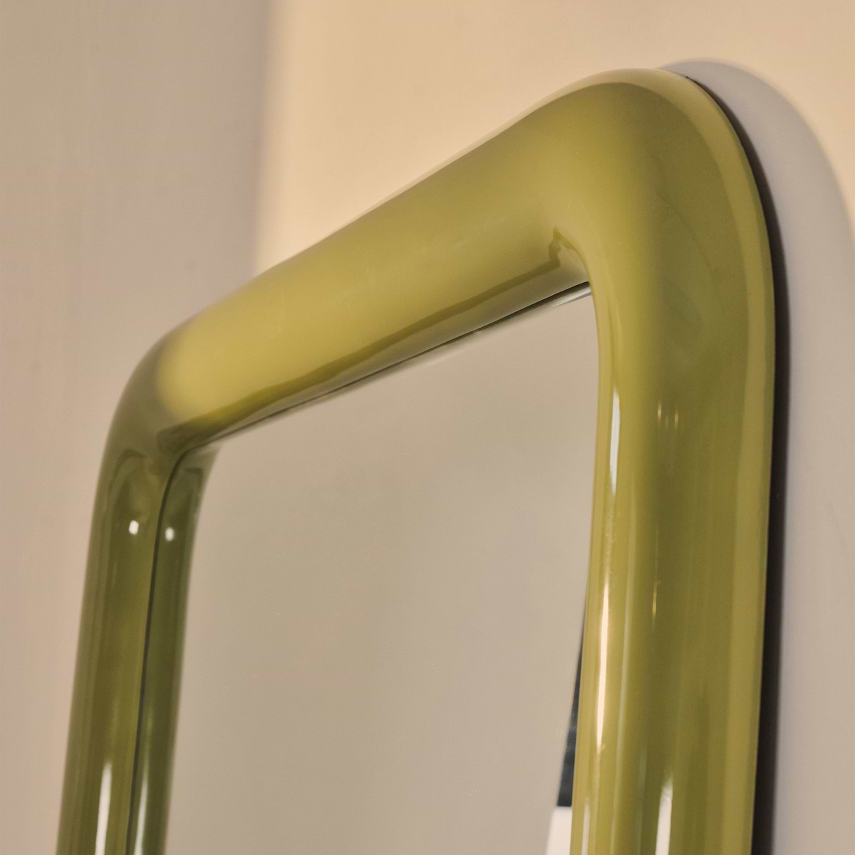 Obsidian - Full Length Rectangular Olive Gloss Extra Large Mirror 200cm x 120cm