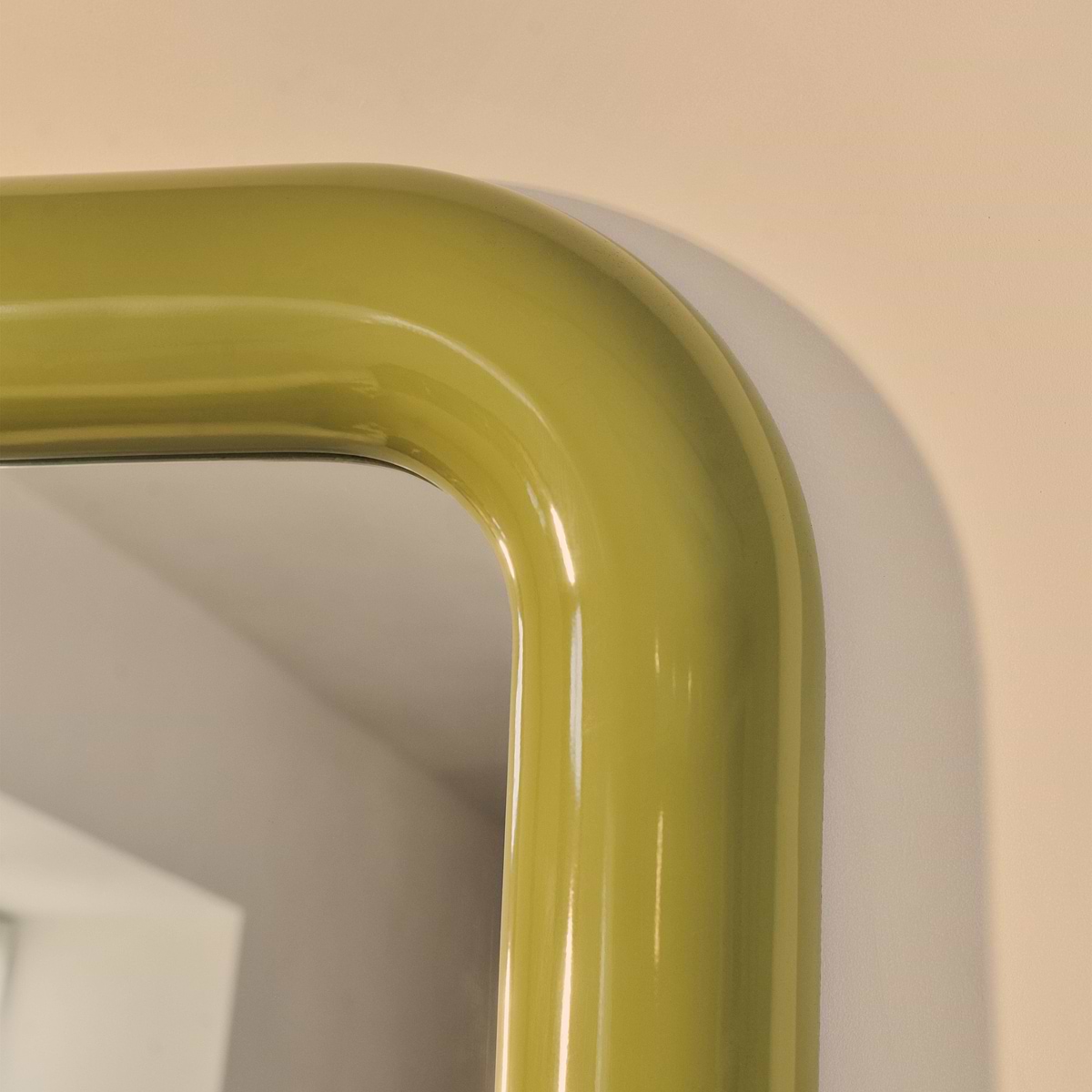 Obsidian - Full Length Rectangular Olive Gloss Extra Large Mirror 200cm x 120cm