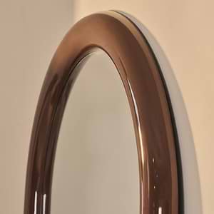 Obsidian - Full Length Arched Chocolate Gloss Extra Large Mirror 200cm x 120cm
