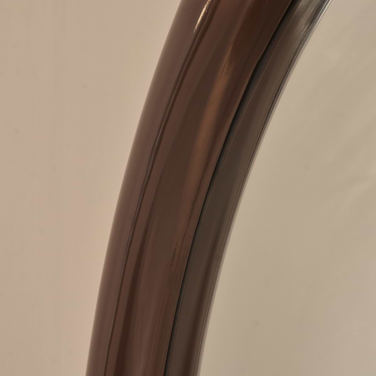 Obsidian - Full Length Arched Chocolate Gloss Extra Large Mirror 200cm x 120cm