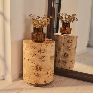 Obsidian - Full Length Arched Chocolate Gloss Extra Large Mirror 200cm x 120cm