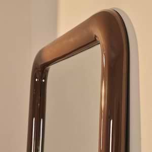 Obsidian - Full Length Rectangular Chocolate Gloss Extra Large Mirror 200cm x 120cm