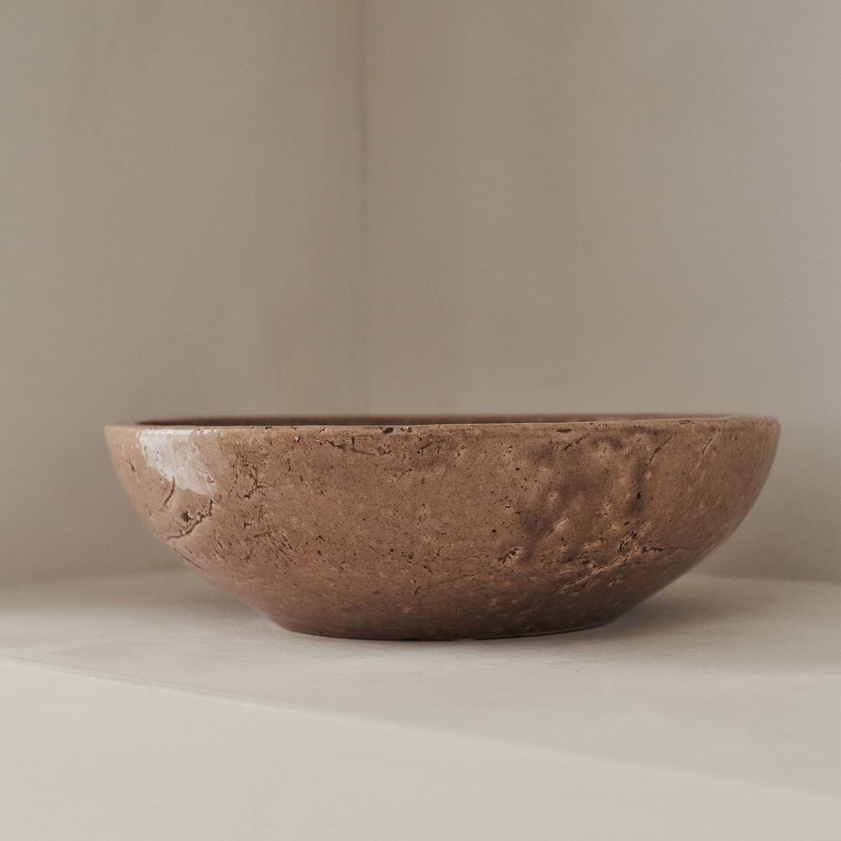 Portera - Caramel Gloss Ceramic Decorative Bowl