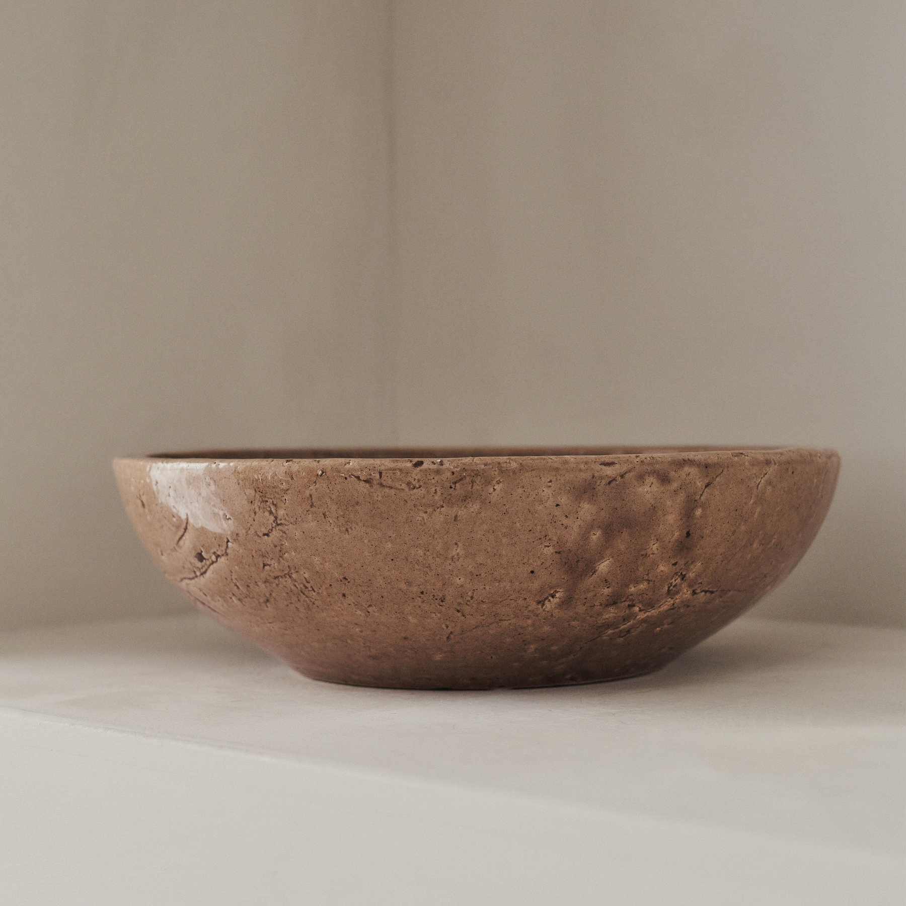 Portera - Caramel Gloss Ceramic Decorative Bowl