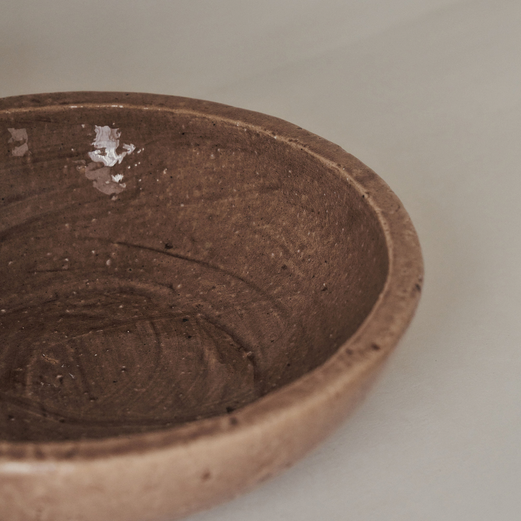 Portera - Caramel Gloss Ceramic Decorative Bowl