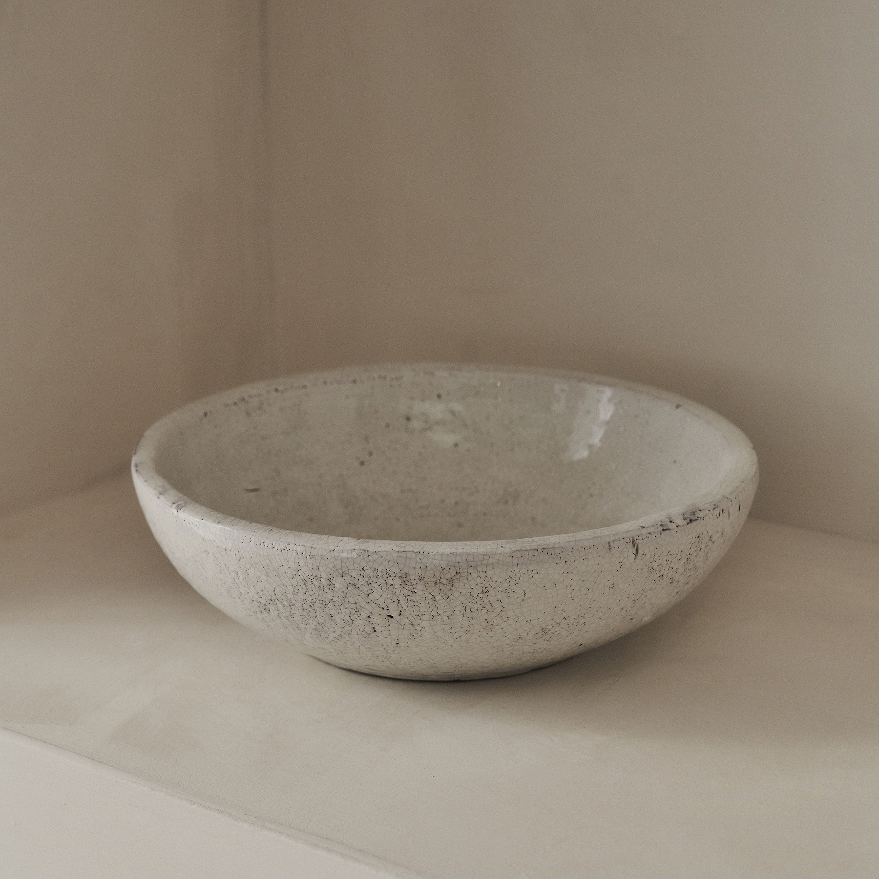 Portera - Ivory Gloss Ceramic Decorative Bowl