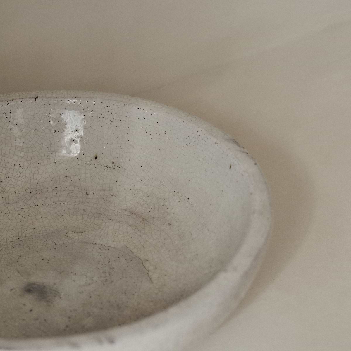 Portera - Ivory Gloss Ceramic Decorative Bowl