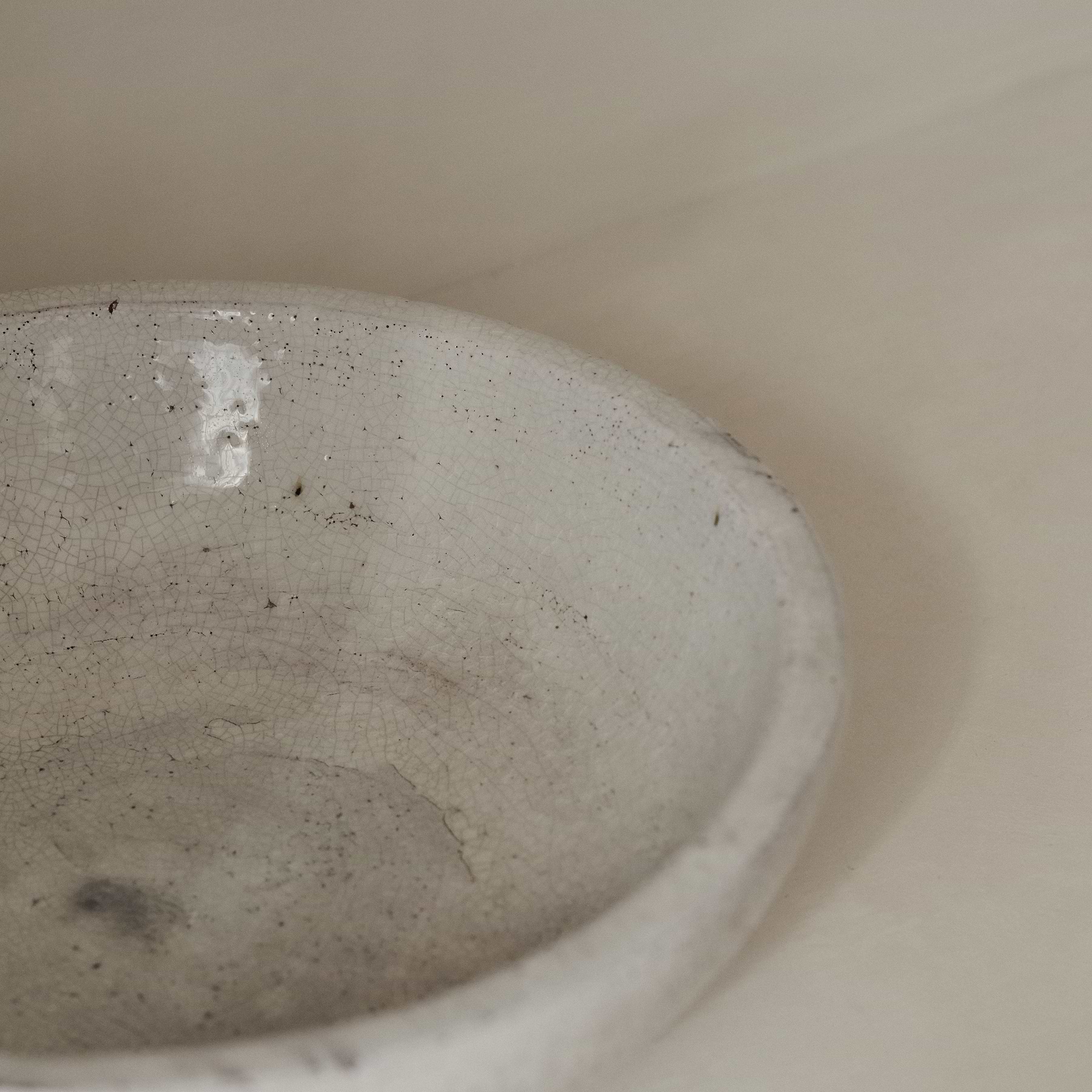 Portera - Ivory Gloss Ceramic Decorative Bowl