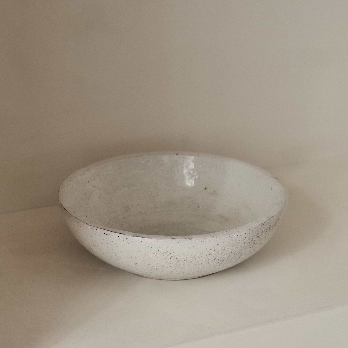 Portera - Ivory Gloss Ceramic Decorative Bowl
