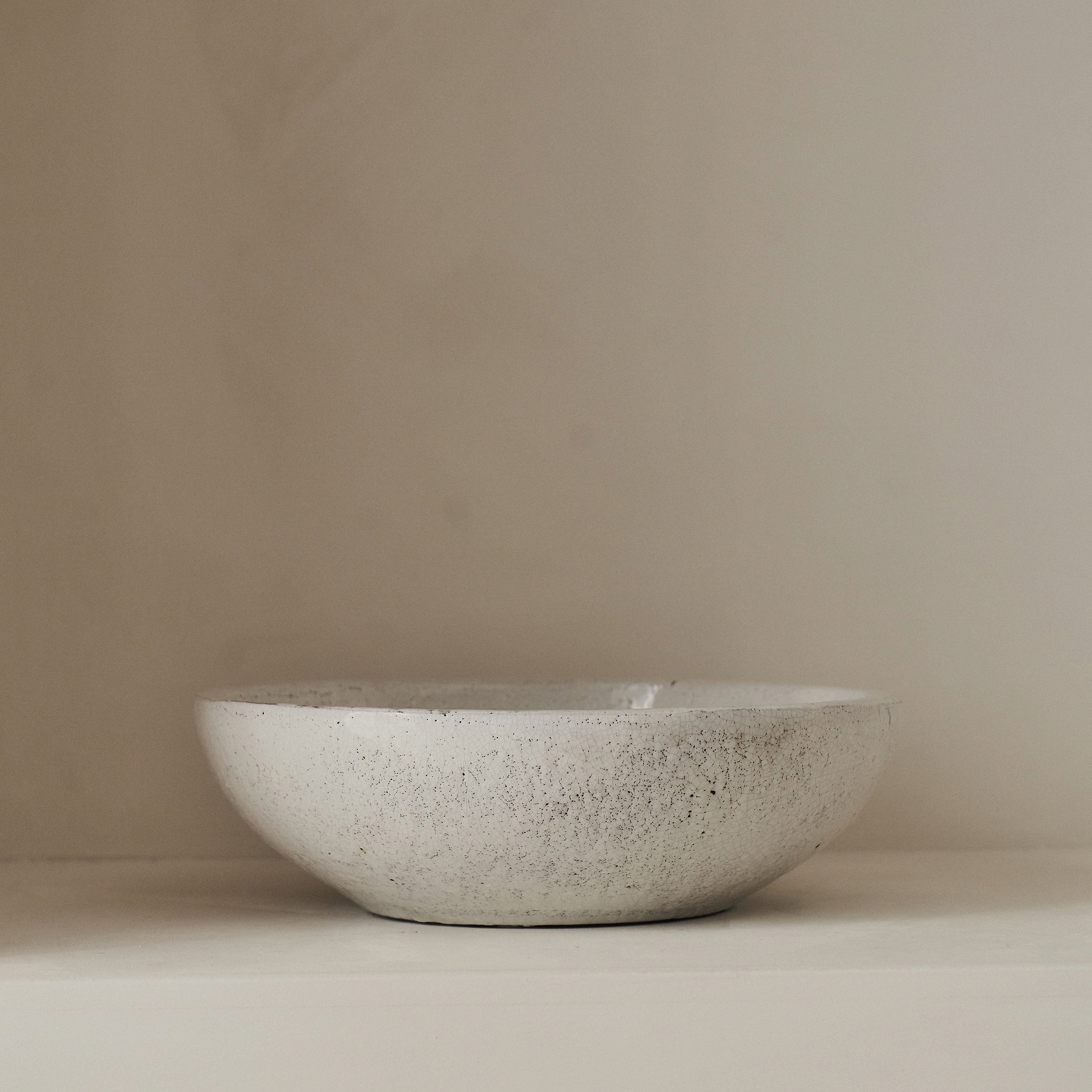 Portera - Ivory Gloss Ceramic Decorative Bowl