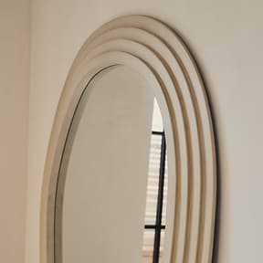 Luciana - Full Length Irregular Concrete Extra Large Mirror 200cm x 115cm