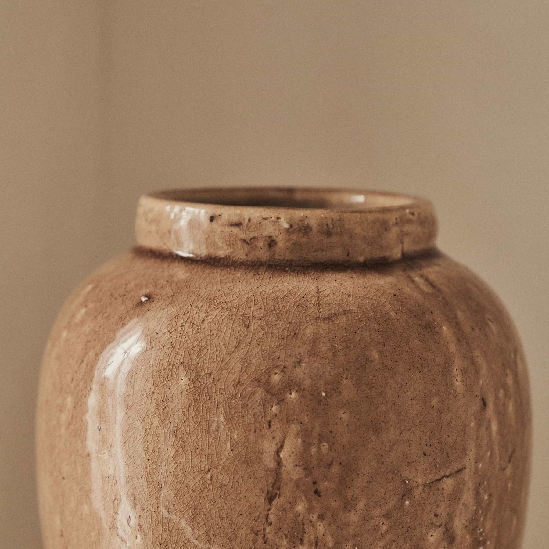 Portera - Caramel Gloss Ceramic Vase